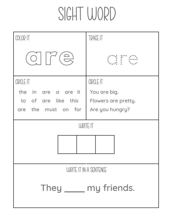 Kindergarten Activity Bundle - 414 Pages