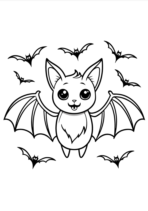 Halloween Coloring Pages - 100 Pages