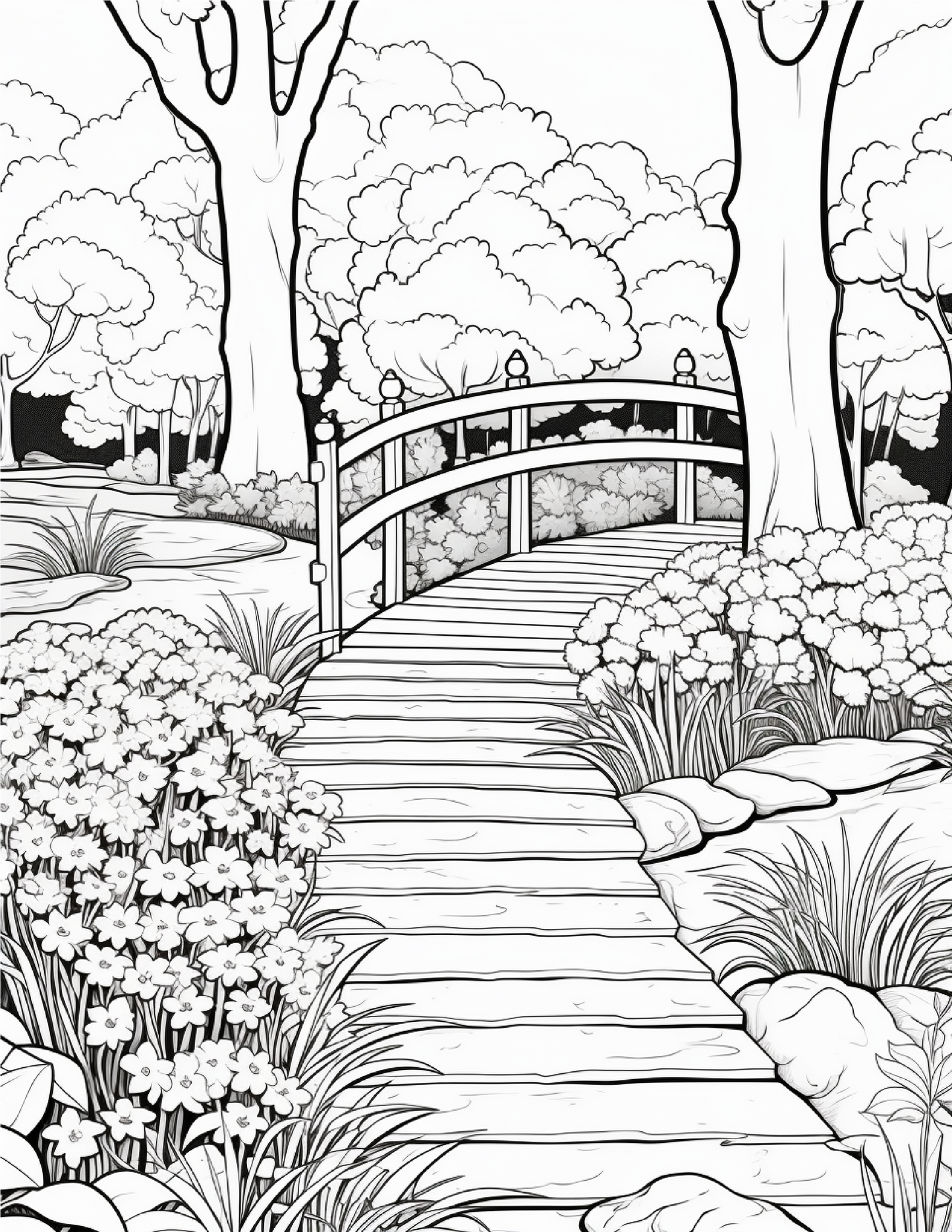 Garden Coloring In Pages - 100 pages