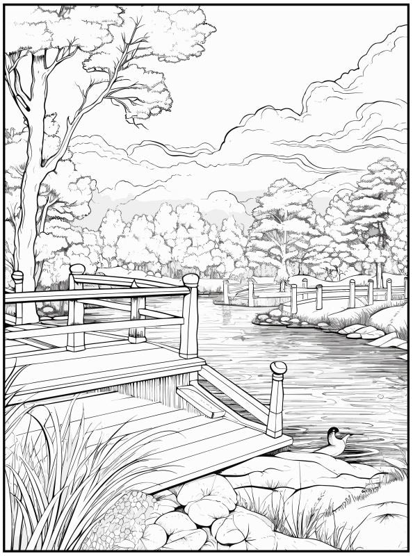 Nature Colouring In Pages - 50 Pages