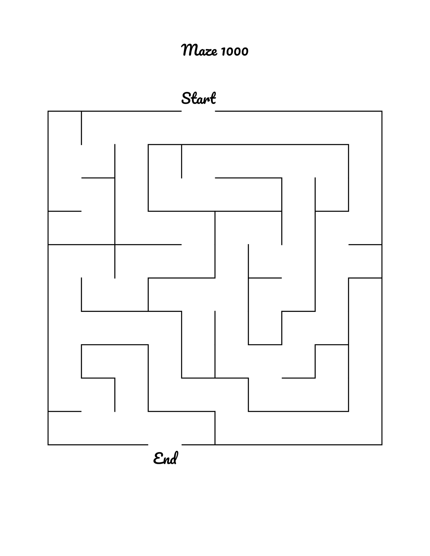 Mega Maze: Medium Difficulty -  1000 Pages With Solutions