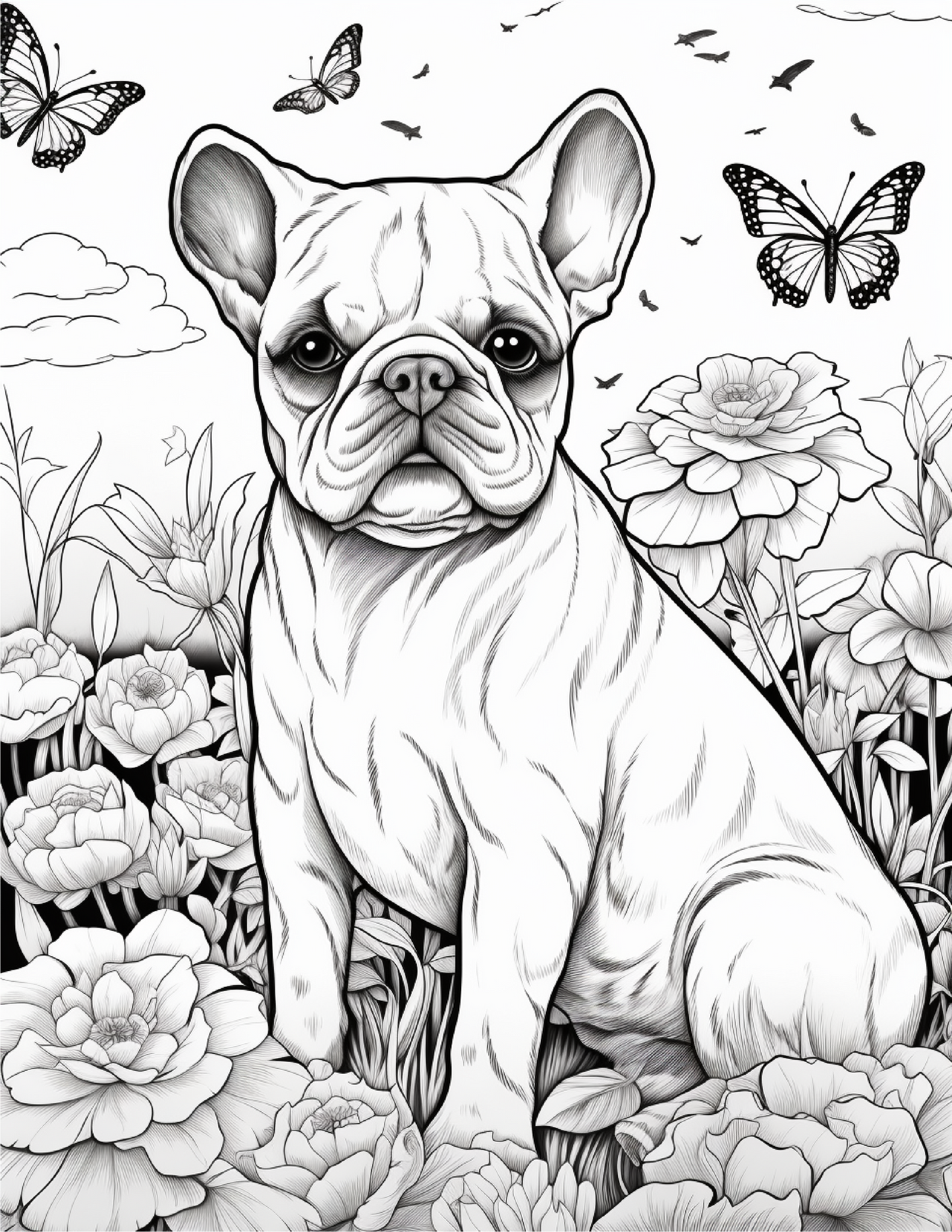 Realistic Dog Coloring In Pages - 160 Pages