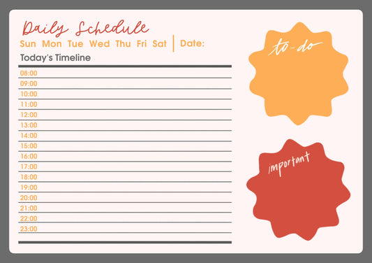 Daily Schedule Planner